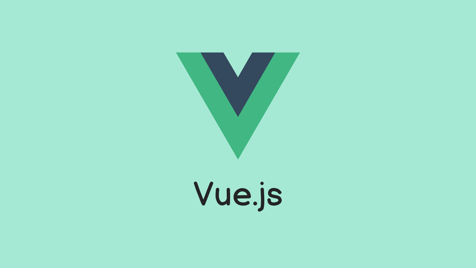 An Image Of The Vue.js Framework