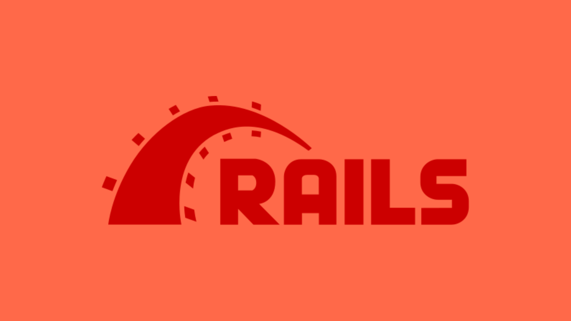 An Image Of The Ruby On Rails Framework